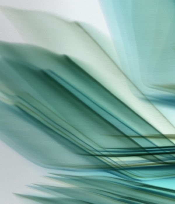 Abstract smooth blue lines representing fluid body movement